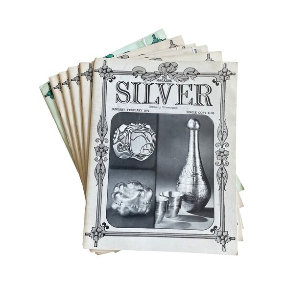 1972 Silver Magazine Full Year, Set of 6 Magazines - Picture 1 of 1